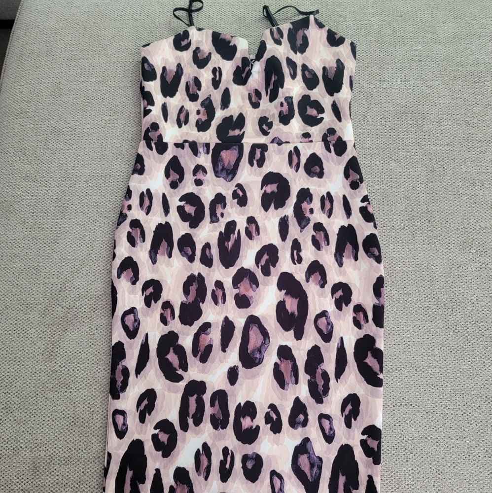 Leopard dress, like new